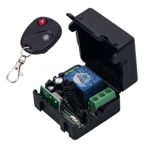 12V RF Wireless Remote Switch 10A 1CH Relay Receiver - 1