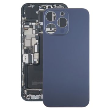iPhone 15 Pro Glass Battery Back Cover (Blue) - 1