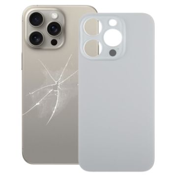 iPhone 15 Pro Titanium Battery Cover with Camera Hole Glass Replacement - 1