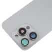 iPhone 15 Pro Battery Back & Camera Lens Cover - Grey Glass - 4