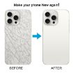 iPhone 15 Pro Glass Back Cover with Camera Lens (White) - 6