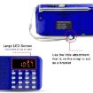 L-218AM Blue MP3 Radio Speaker with TF/USB & LED Flashlight - 5