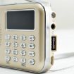 Y-619 FM/AM Mini Radio MP3 Player with LED Display (Blue) - 6