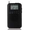 Mini Portable Black FM + AM Radio with Loudspeaker HRD-104 - 2