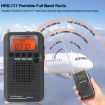 HRD-737 Gold Portable Aircraft Band Radio Wide Frequency Receiver - 8