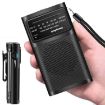 J-180 Portable FM/AM Two-Band Radio, Regular Version (Black) - 2