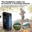 J-180 Portable FM/AM Two-Band Radio, Regular Version (Black) - 8