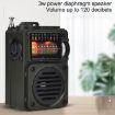 HanRongda HRD-700 Full Band Bluetooth MP3 Radio (Green) - 9