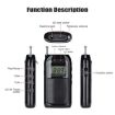 K-605 Portable FM/AM/SW Radio w/ TF Card Support (Black) - 7