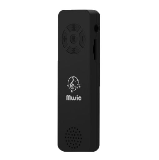 ZH-649 Sports MP3 Player, 5 PCS, TF Card Support, Black - 1