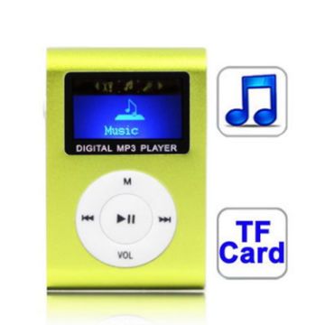 MP3 Player with LCD Screen, Metal Clip, TF/Micro SD Slot - 1