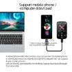 128GB MP3 Bluetooth Music Player HIFI Sports Clip Touch MP4 - 9