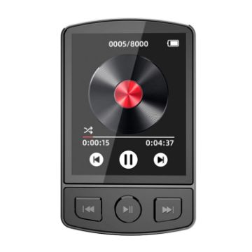 1.8" Screen MP3/MP4 Bluetooth Sports Walkman with Back Clip - 1