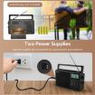 Retekess TR638 Bluetooth FM Radio with LCD Display & Ext. Antenna - 7