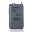 Mini Portable FM + AM Radio with Loudspeaker HRD-104 (Grey) - 3