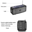 Solar Wireless Bluetooth Speaker with FM Radio - BDL-187 (Black) - 5