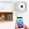 Portable Bluetooth Speaker & CD Player w/ Remote (White) - 7