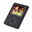 1.8" Black MP4 Player with TF Slot, Recorder, FM Radio, E-Book - 2
