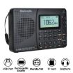 K-603 Black Portable FM/AM/SW Radio, BT & TF Card Support - 7