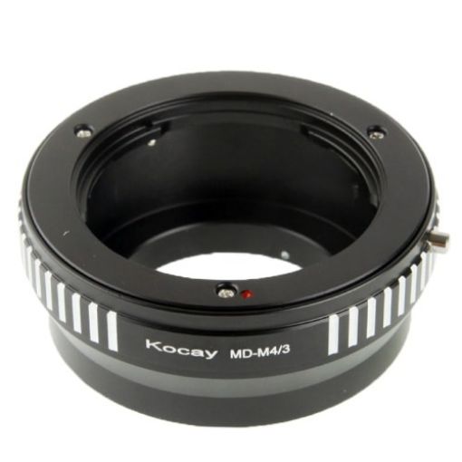MD Lens to M4/3 Stepping Ring - Black Lens Mount Adapter - 1