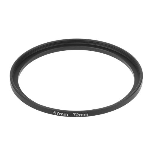 67mm-72mm Black Lens Stepping Ring - 1