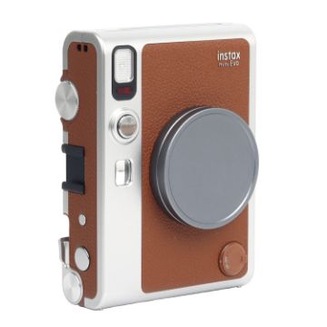 Lens Cap Aluminum Alloy Protective Cover for Instax mini EVO (Grey) - 1
