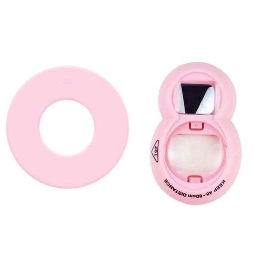 Mini Camera Lens & Circle Set for FUJIFILM Instax Mini7+ (Pink) - 1