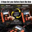KONNWEI KW520 12V/24V Car Battery Tester with Repair & Charging (US Plug) - 3