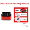 KONNWEI KW903 Bluetooth 5.0 OBD2 Scan Tool for IOS/Android (Black Orange) - 7