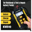 KONNWEI KW510 3 in 1 Car Battery Tester/Charger/Repairer, EU Plug - 5