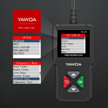 YA101 Mini Car OBD2 Diagnostic Tool Fault Code Reader Detector - 1