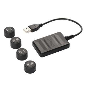 Android USB TPMS Tire Pressure Monitor with External Car Sensors - 1