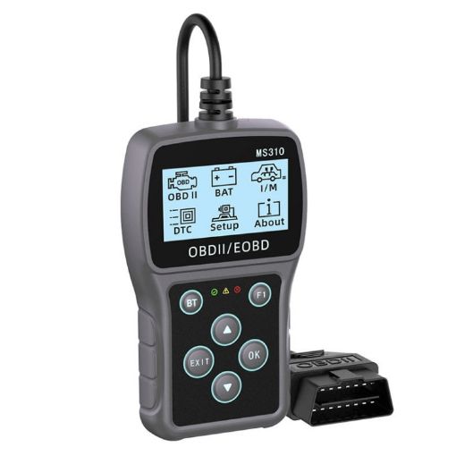 MS310 Car Battery Tester & OBD2 Fault Detector with LCD Screen - 1
