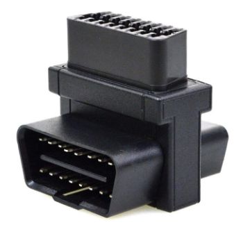 OBDII 16Pin 1 To 2 Extension Cable Adapter Plug for Vehicles - 1