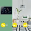 BHT-8000-GA Smart Energy-saving LCD Thermostat (Black) - 3