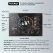 Smart Home Heat Pump Thermostat with Adapter, No WiFi, Black - 6