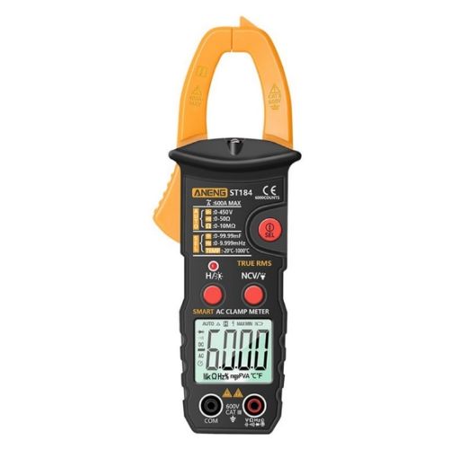 ANENG ST184 Smart Clamp-On Digital Multimeter - Yellow - 1