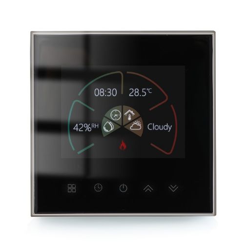 BHT-2002GALM 220V Smart Home WiFi Water Heating Thermostat Black - 1