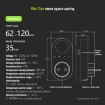 BHT12-C LCD Plug-in Thermostat, EU Plug, No WiFi (Black) - 5