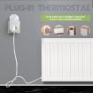 Black BHT12-E LED Thermostat Plug-in, EU Plug, No WiFi - 7