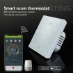 Smart Home LED Thermostat 95-240V AC 16A Without WiFi White - 7