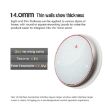 Smart Round Thermostat BHT-6001GBL 95-240V AC 16A LED (Black) - 4