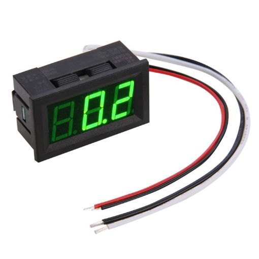 C27D Green LED Digital Display DC 0-10A Current Meter - 1