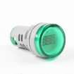 AD16-22DSV Mini AC Voltmeter 60-500V, 22mm Open Hole (Green) - 1