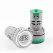 AD16-22DSV Mini AC Voltmeter 60-500V, 22mm Open Hole (Green) - 6