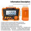 ANENG MH10 Blue Digital High Precision Insulation Resistance Tester - 3