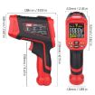 TASI TA603D Infrared Thermometer -32-1880C Color Screen Industrial - 2
