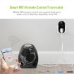WiFi Plug-in LED Thermostat BHT12-EW, EU Plug (Blue) - 6
