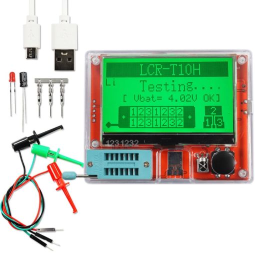 LCR-T10H Transistor Tester TFT Display with Built-in Lithium Battery - 1