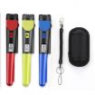 Red Handheld Metal Detector with LCD Display & Flashlight - 3